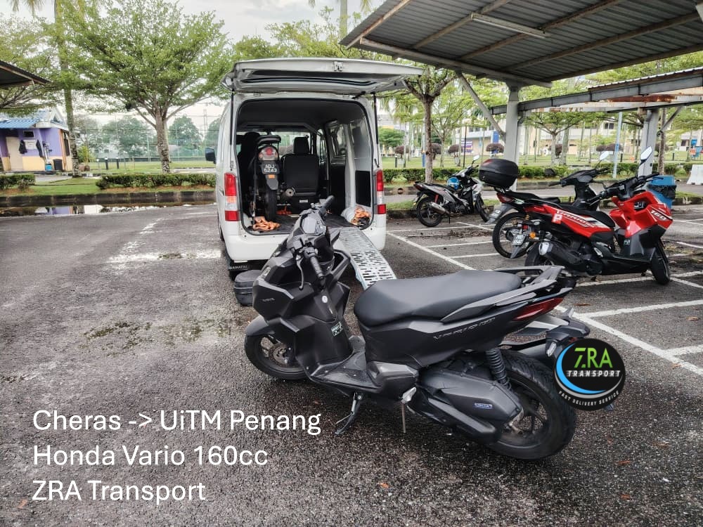 Penghantaran motor 1 oleh ZRA Transport